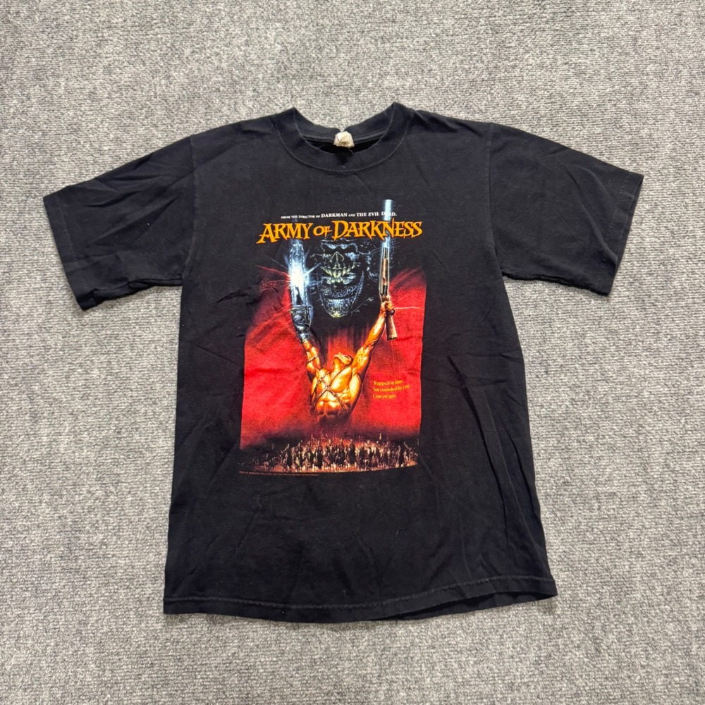 Vintage The Evil Dead Movie Promo T-Shirt Size S Rare Army of Darkness - Picture 6 of 6